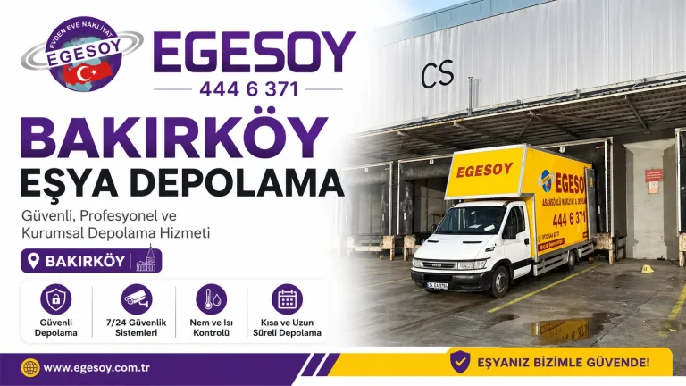 Bakırköy eşya depolama özel odalı depolama