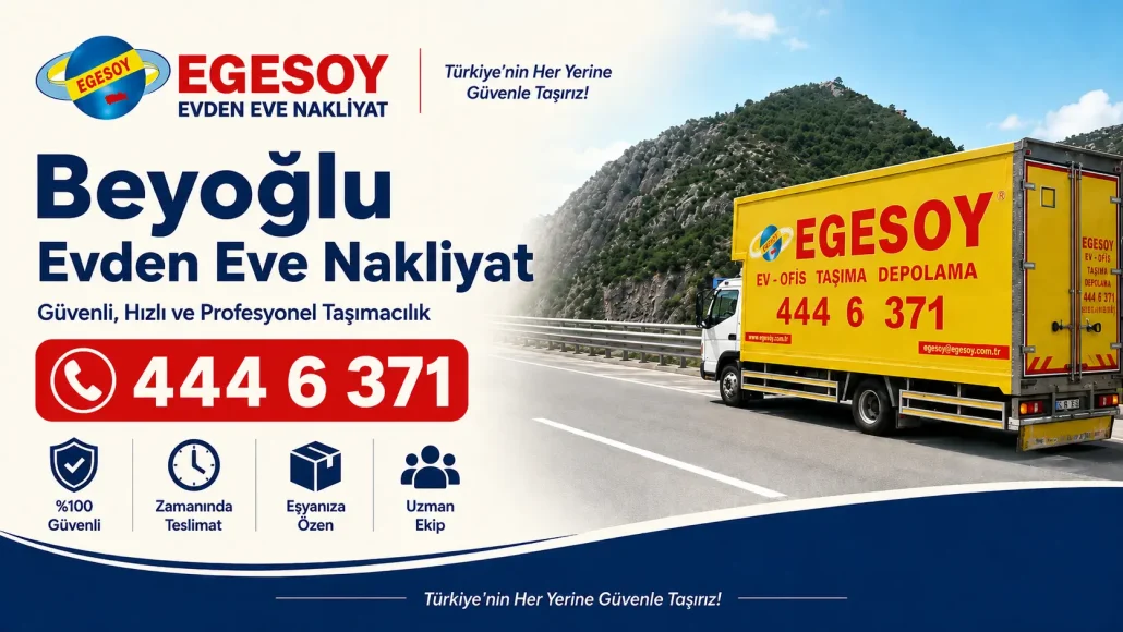 beyoğlu evden eve nakliyat asansörlü