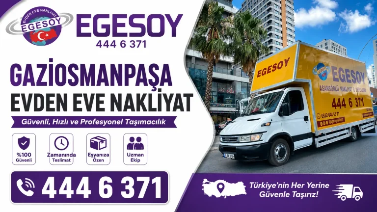 gaziosmanpaşa evden eve nakliyat profesyonel